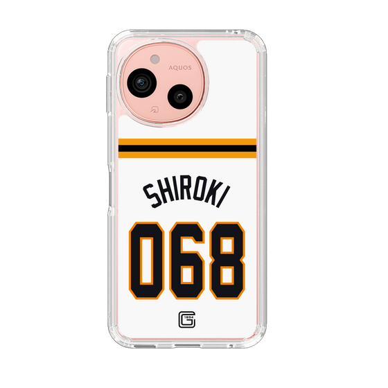 スリムプロテクションケース［ 読売ジャイアンツ - #068 SHIROKI - ホーム ］
