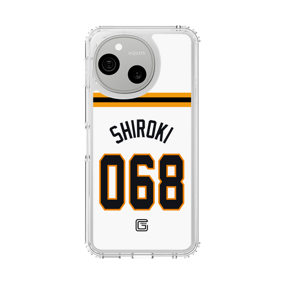 スリムプロテクションケース［ 読売ジャイアンツ - #068 SHIROKI - ホーム ］