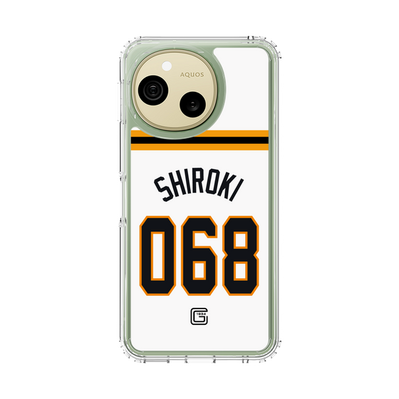 スリムプロテクションケース［ 読売ジャイアンツ - #068 SHIROKI - ホーム ］