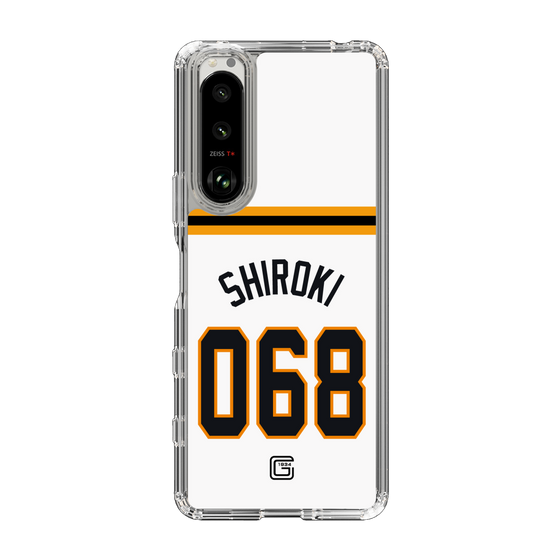 スリムプロテクションケース［ 読売ジャイアンツ - #068 SHIROKI - ホーム ］
