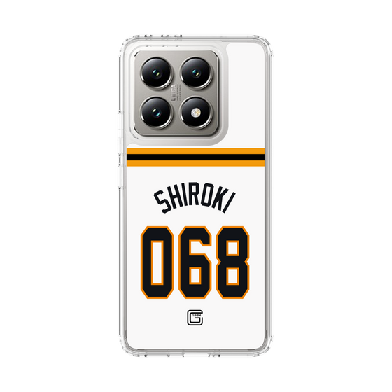 スリムプロテクションケース［ 読売ジャイアンツ - #068 SHIROKI - ホーム ］
