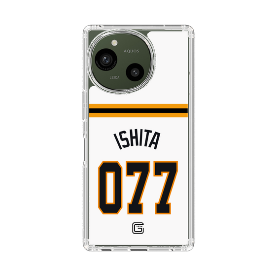 スリムプロテクションケース［ 読売ジャイアンツ - #077 ISHITA - ホーム ］