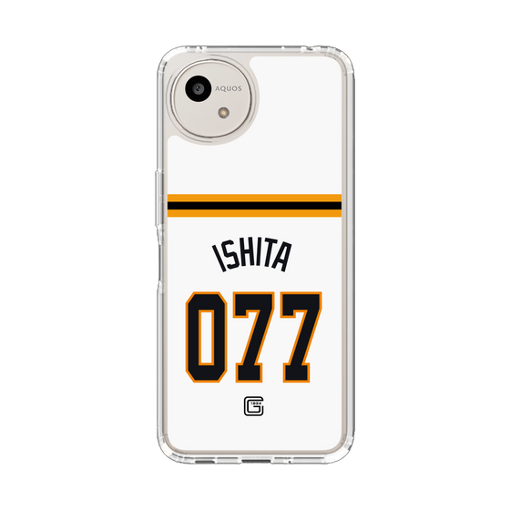 スリムプロテクションケース［ 読売ジャイアンツ - #077 ISHITA - ホーム ］