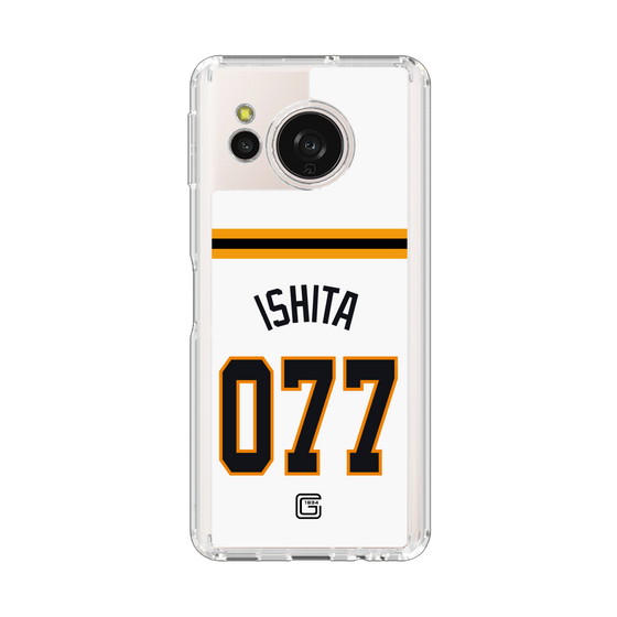 スリムプロテクションケース［ 読売ジャイアンツ - #077 ISHITA - ホーム ］