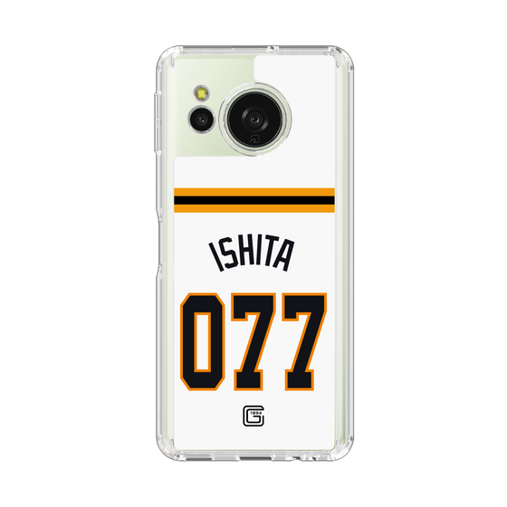 スリムプロテクションケース［ 読売ジャイアンツ - #077 ISHITA - ホーム ］