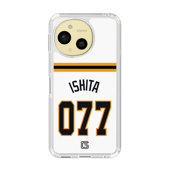 スリムプロテクションケース［ 読売ジャイアンツ - #077 ISHITA - ホーム ］