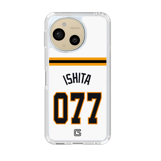 スリムプロテクションケース［ 読売ジャイアンツ - #077 ISHITA - ホーム ］