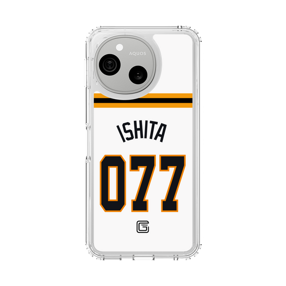 スリムプロテクションケース［ 読売ジャイアンツ - #077 ISHITA - ホーム ］
