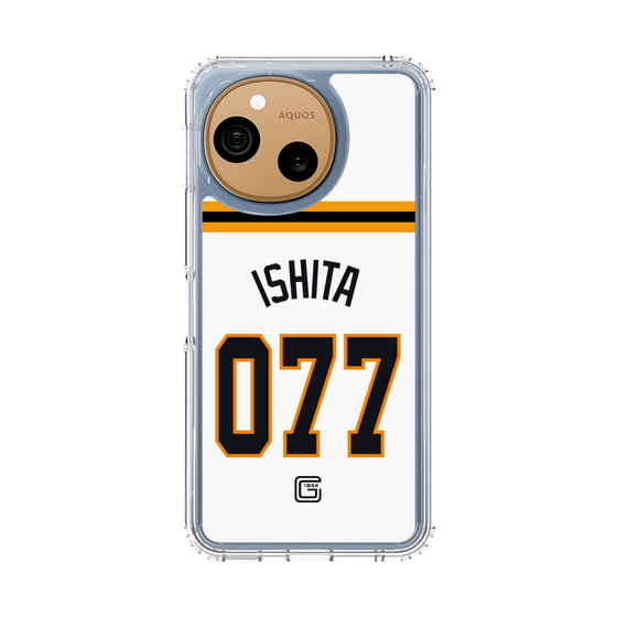 スリムプロテクションケース［ 読売ジャイアンツ - #077 ISHITA - ホーム ］