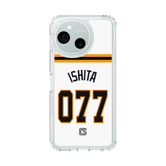 スリムプロテクションケース［ 読売ジャイアンツ - #077 ISHITA - ホーム ］