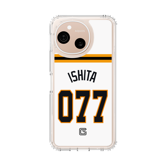 スリムプロテクションケース［ 読売ジャイアンツ - #077 ISHITA - ホーム ］