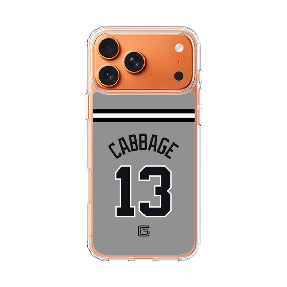 スリムプロテクションケース［ 読売ジャイアンツ - #13 CABBAGE - ビジター ］