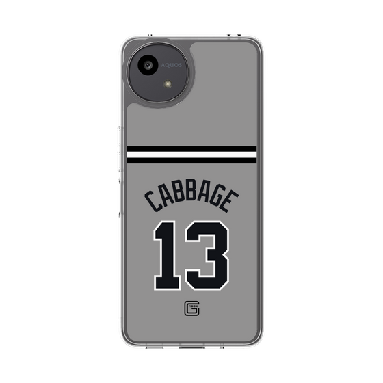 スリムプロテクションケース［ 読売ジャイアンツ - #13 CABBAGE - ビジター ］