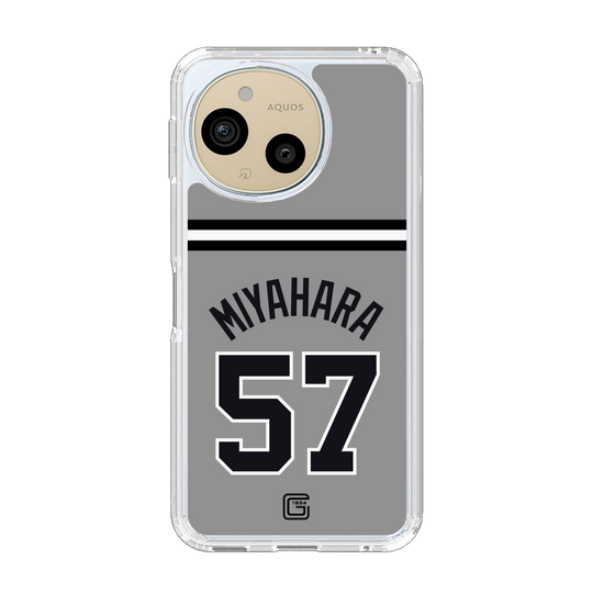 スリムプロテクションケース［ 読売ジャイアンツ - #57 MIYAHARA - ビジター ］