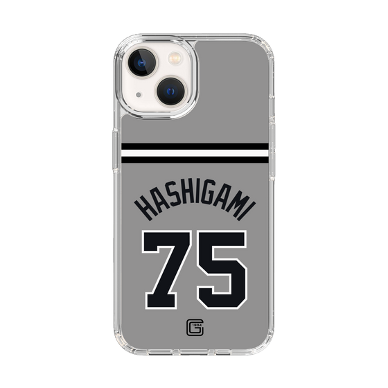 スリムプロテクションケース［ 読売ジャイアンツ - #75 HASHIGAMI - ビジター ］