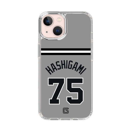 スリムプロテクションケース［ 読売ジャイアンツ - #75 HASHIGAMI - ビジター ］