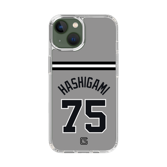 スリムプロテクションケース［ 読売ジャイアンツ - #75 HASHIGAMI - ビジター ］
