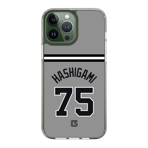 スリムプロテクションケース［ 読売ジャイアンツ - #75 HASHIGAMI - ビジター ］