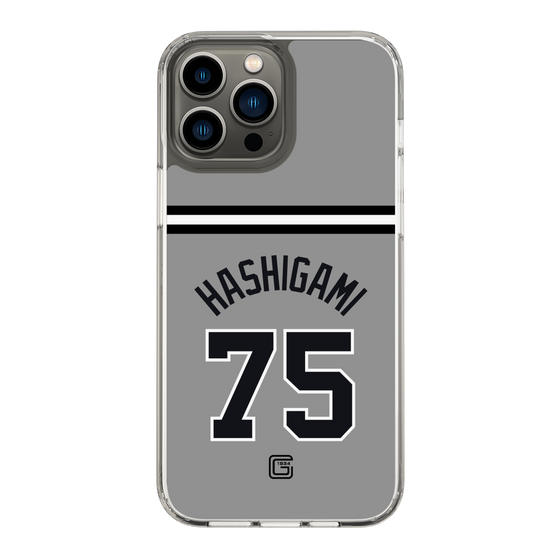 スリムプロテクションケース［ 読売ジャイアンツ - #75 HASHIGAMI - ビジター ］