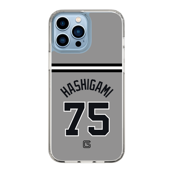 スリムプロテクションケース［ 読売ジャイアンツ - #75 HASHIGAMI - ビジター ］