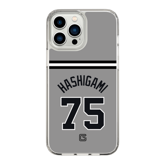 スリムプロテクションケース［ 読売ジャイアンツ - #75 HASHIGAMI - ビジター ］