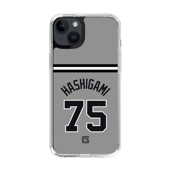 スリムプロテクションケース［ 読売ジャイアンツ - #75 HASHIGAMI - ビジター ］