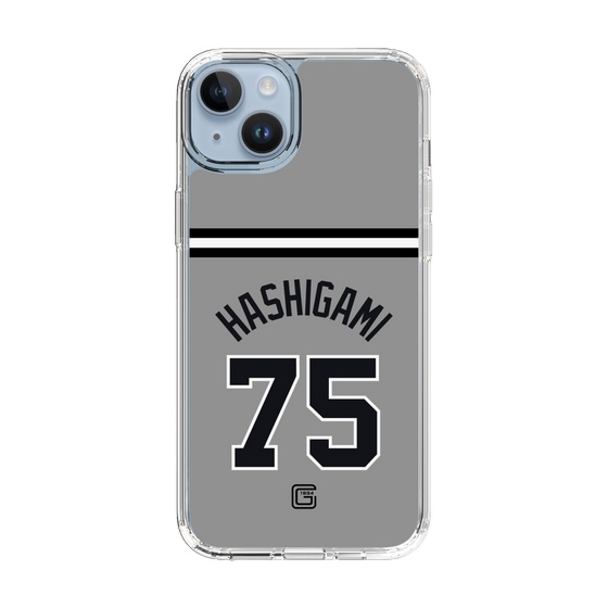 スリムプロテクションケース［ 読売ジャイアンツ - #75 HASHIGAMI - ビジター ］