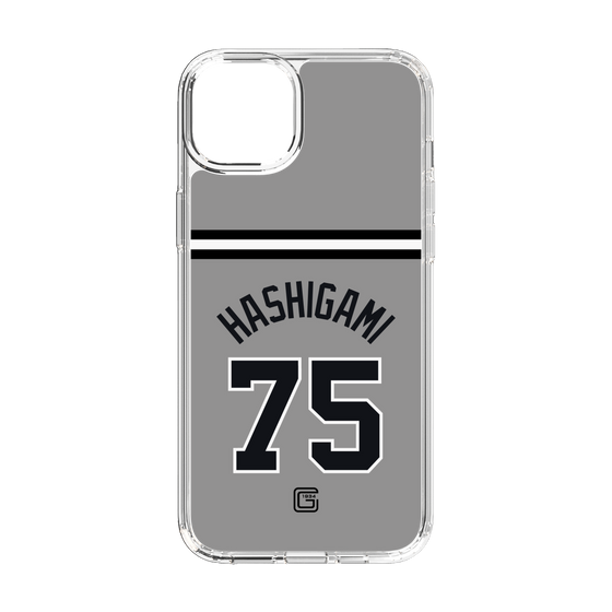 スリムプロテクションケース［ 読売ジャイアンツ - #75 HASHIGAMI - ビジター ］