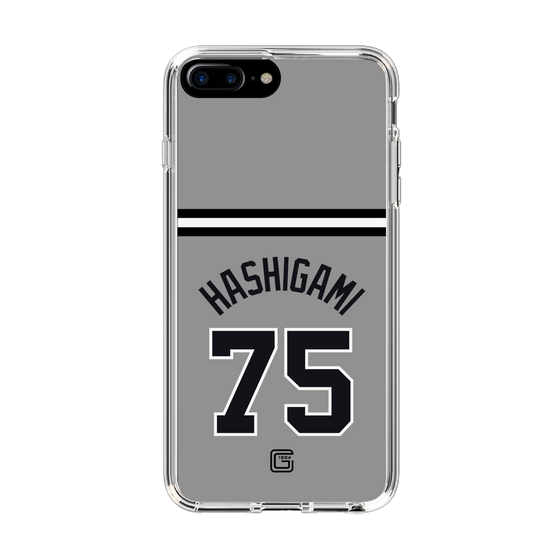 スリムプロテクションケース［ 読売ジャイアンツ - #75 HASHIGAMI - ビジター ］