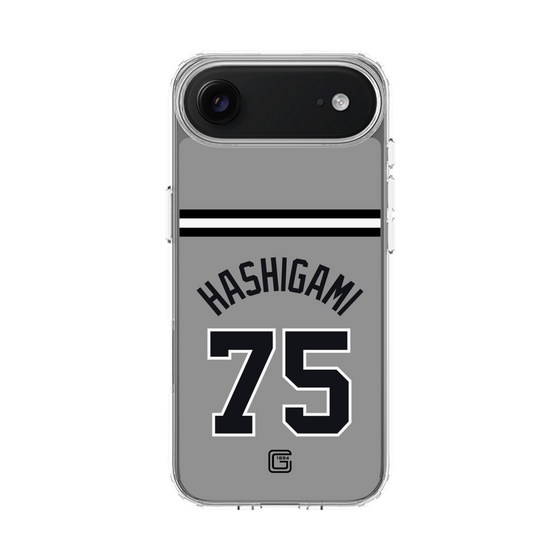 スリムプロテクションケース［ 読売ジャイアンツ - #75 HASHIGAMI - ビジター ］