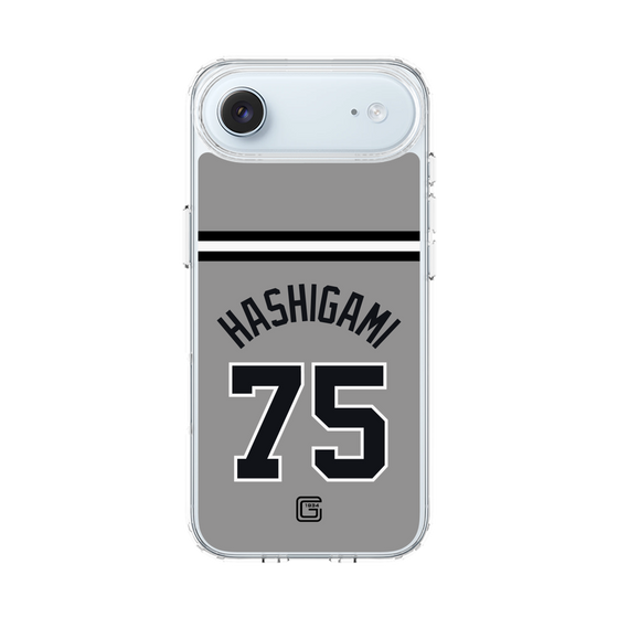 スリムプロテクションケース［ 読売ジャイアンツ - #75 HASHIGAMI - ビジター ］