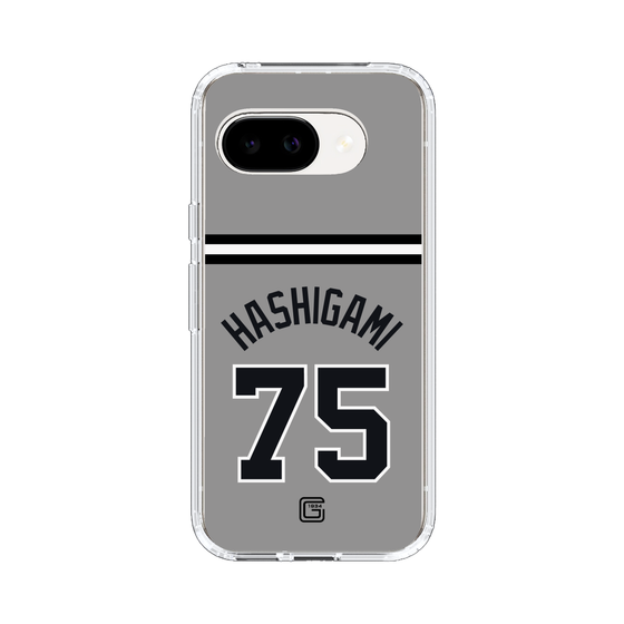 スリムプロテクションケース［ 読売ジャイアンツ - #75 HASHIGAMI - ビジター ］
