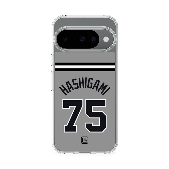 スリムプロテクションケース［ 読売ジャイアンツ - #75 HASHIGAMI - ビジター ］