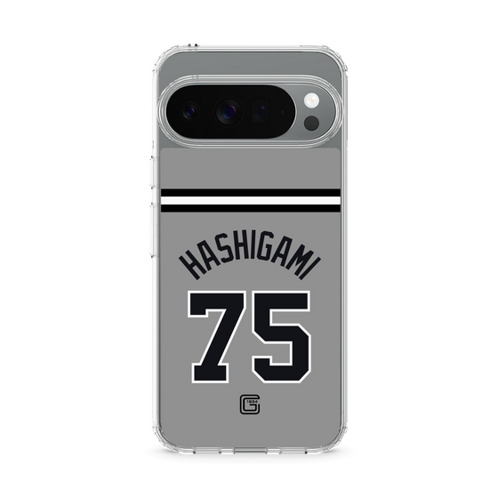 スリムプロテクションケース［ 読売ジャイアンツ - #75 HASHIGAMI - ビジター ］
