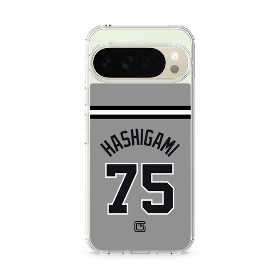スリムプロテクションケース［ 読売ジャイアンツ - #75 HASHIGAMI - ビジター ］