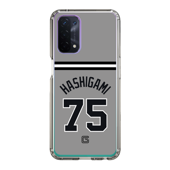 スリムプロテクションケース［ 読売ジャイアンツ - #75 HASHIGAMI - ビジター ］