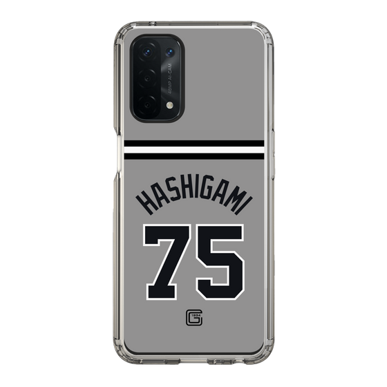 スリムプロテクションケース［ 読売ジャイアンツ - #75 HASHIGAMI - ビジター ］