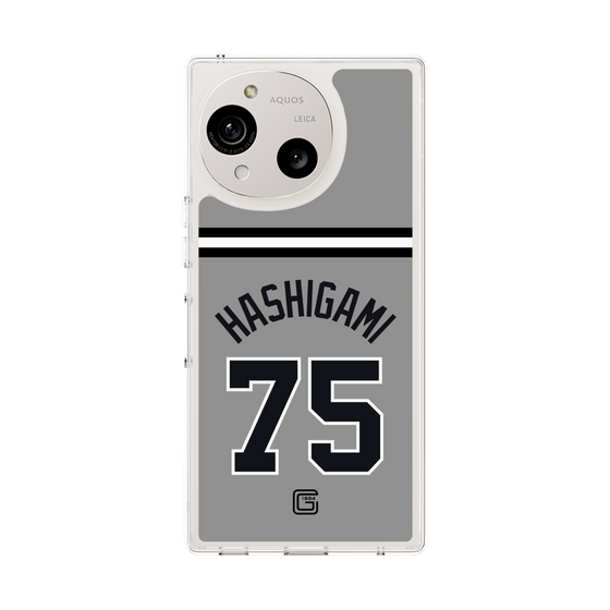 スリムプロテクションケース［ 読売ジャイアンツ - #75 HASHIGAMI - ビジター ］