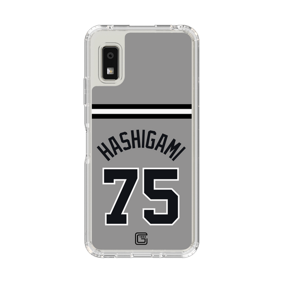 スリムプロテクションケース［ 読売ジャイアンツ - #75 HASHIGAMI - ビジター ］
