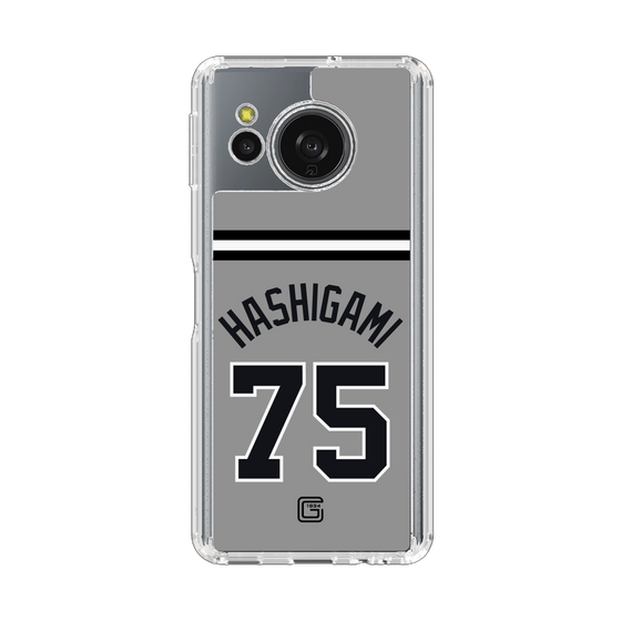 スリムプロテクションケース［ 読売ジャイアンツ - #75 HASHIGAMI - ビジター ］
