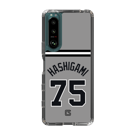 スリムプロテクションケース［ 読売ジャイアンツ - #75 HASHIGAMI - ビジター ］