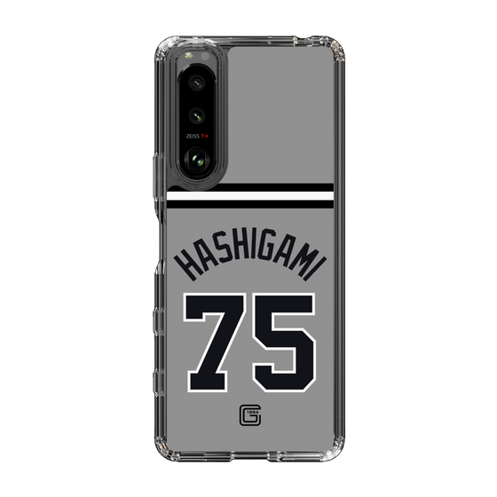 スリムプロテクションケース［ 読売ジャイアンツ - #75 HASHIGAMI - ビジター ］
