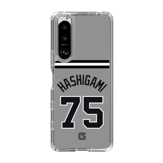 スリムプロテクションケース［ 読売ジャイアンツ - #75 HASHIGAMI - ビジター ］