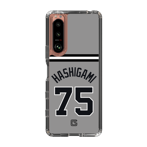 スリムプロテクションケース［ 読売ジャイアンツ - #75 HASHIGAMI - ビジター ］