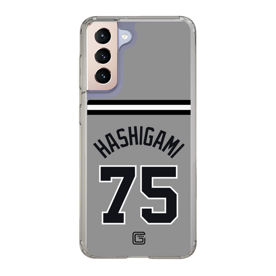 スリムプロテクションケース［ 読売ジャイアンツ - #75 HASHIGAMI - ビジター ］