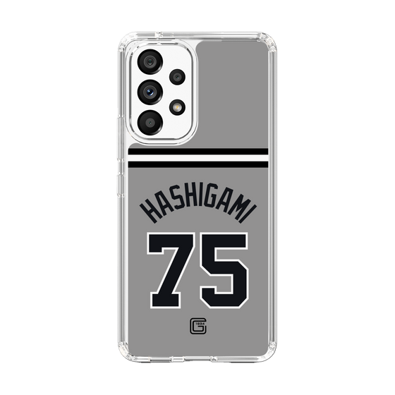 スリムプロテクションケース［ 読売ジャイアンツ - #75 HASHIGAMI - ビジター ］
