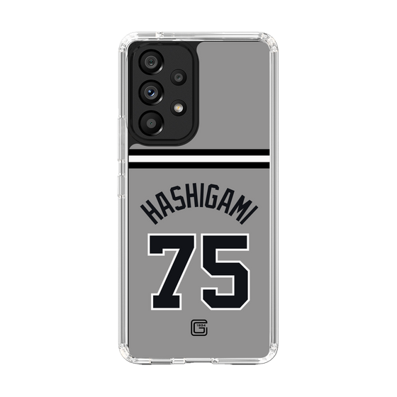 スリムプロテクションケース［ 読売ジャイアンツ - #75 HASHIGAMI - ビジター ］