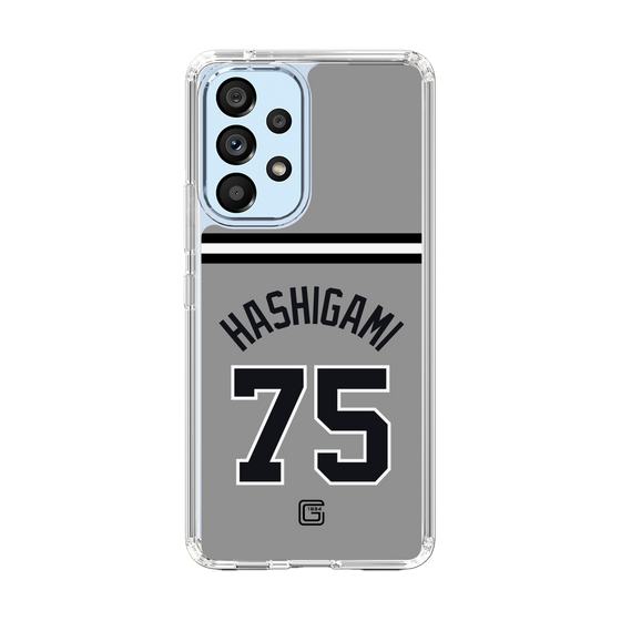 スリムプロテクションケース［ 読売ジャイアンツ - #75 HASHIGAMI - ビジター ］