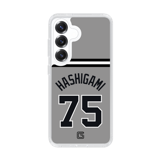 スリムプロテクションケース［ 読売ジャイアンツ - #75 HASHIGAMI - ビジター ］