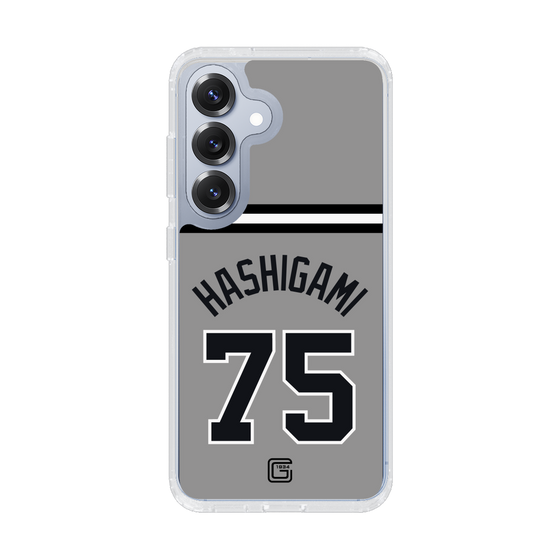 スリムプロテクションケース［ 読売ジャイアンツ - #75 HASHIGAMI - ビジター ］